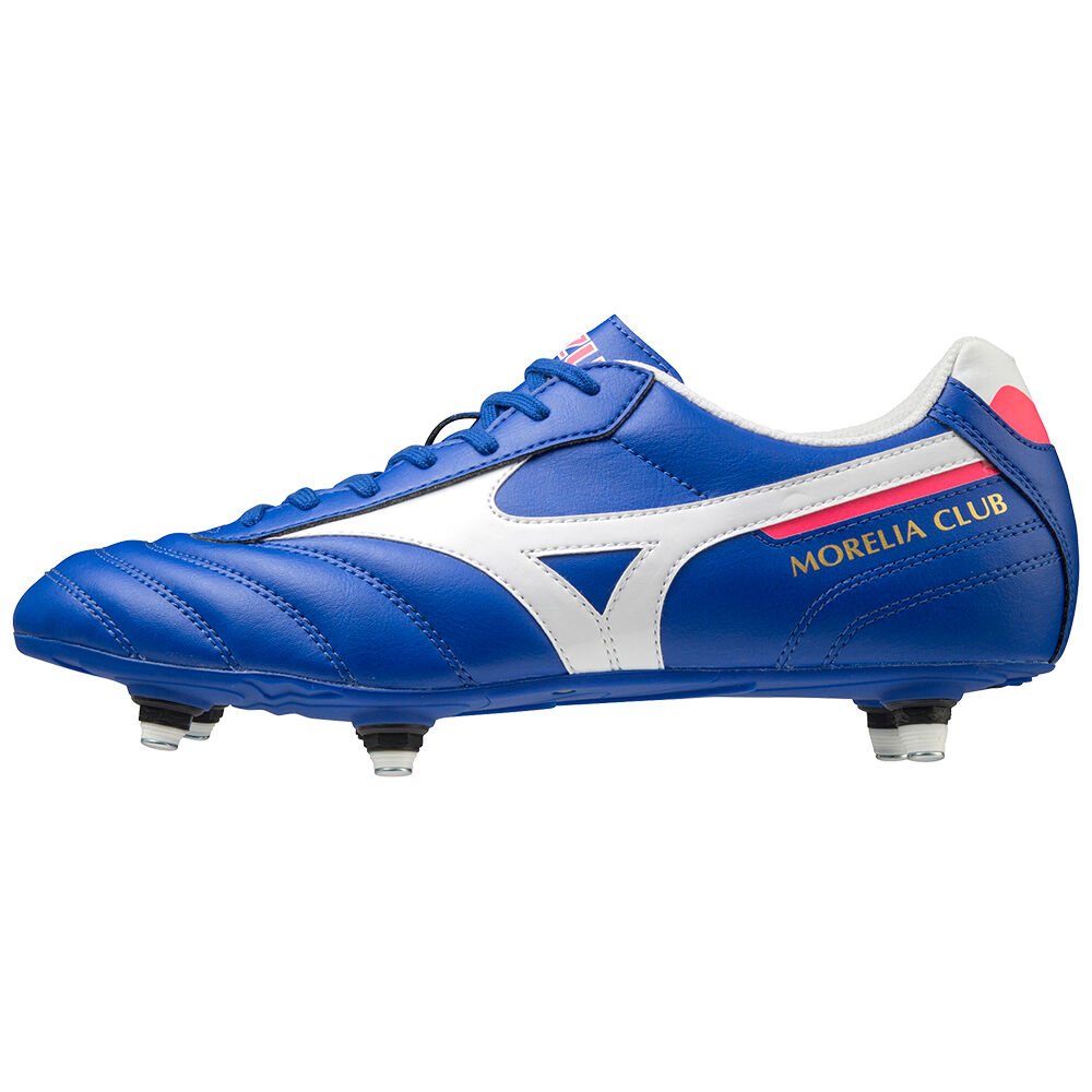 Womens Mizuno Morelia II Club SI Soccer Cleats Blue/White Philippines (JIWTLC518)